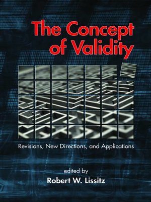 cover image of The Concept of Validity